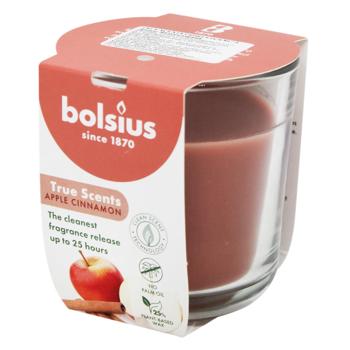 Свічка ароматична Bolsius Яблуко-кориця 80х73мм