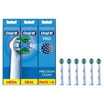 Насадки Oral-B Pro Precision Clean для электрической зубной щетки 6шт - купить, цены на - фото 3