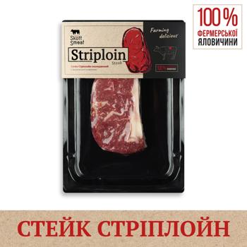 Корейка Skott Smeat Striploin Steak говяжья охлажденная - купить, цены на Auchan - фото 2