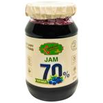 Korysna Kondyterska Blueberry Jam with Stevia 270g