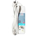 Auchan Extension Cord with 3 Sockets 3m