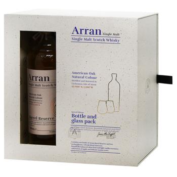 Віскі Arran Barrel Reserve 43% 0,7л з 2 келихами - купити, ціни на Епіцентр FOOD - фото 1