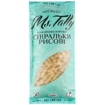 Макарони Мс Теллі 300г спіральки рисові без глютену - купити, ціни на Восторг - фото 1