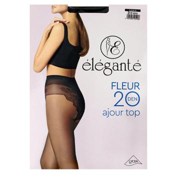 Колготы женские Elegant Fleur 20 Den р.2 Nero
