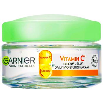 Garnier Skin Naturals Glow Jelly Moisturizing Facial Gel with Vitamin C 50ml - buy, prices for Tavria V - photo 1