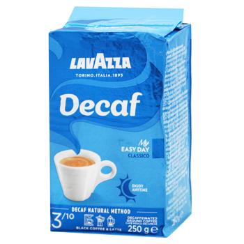 Кава мелена Lavazza Decaffeinato без кофеїну 250г - купити, ціни на NOVUS - фото 1