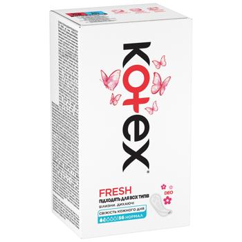 Прокладки щоденні Kotex Deo Normal 56шт - купити, ціни на - фото 6