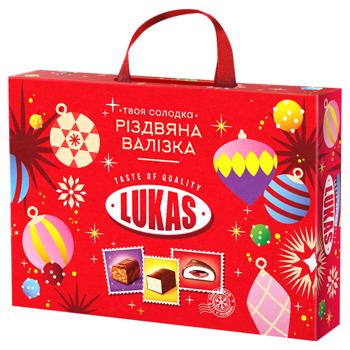 Lukas Christmas suitcase Set gift 400g