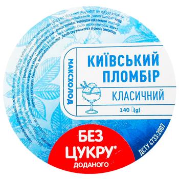 Морозиво Київський Пломбір без цукру 140г - купити, ціни на Cупермаркет "Харків" - фото 2