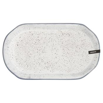 Ardesto Siena White-Gray Dish 32*18cm - buy, prices for MegaMarket - photo 1