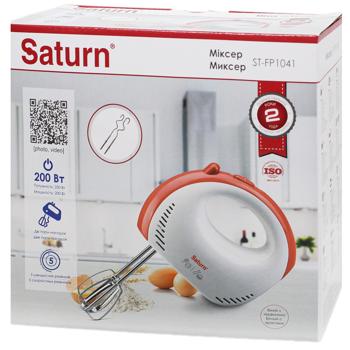 Saturn Hand Mixer 200W ST-FP1041 Red - buy, prices for - photo 1