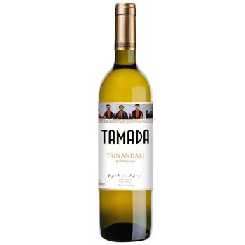 Tamada Tsinandali White Dry Wine 13% 0.75l - buy, prices for Supermarket "Kharkiv" - photo 1