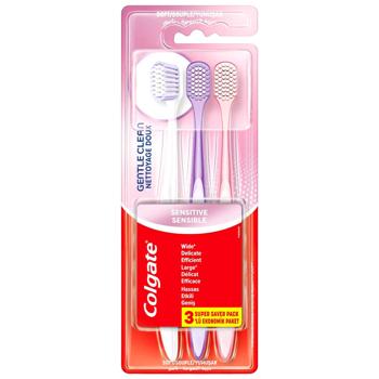 Зубная щетка Colgate Бережная чистка 3шт - купить, цены на За Раз - фото 1