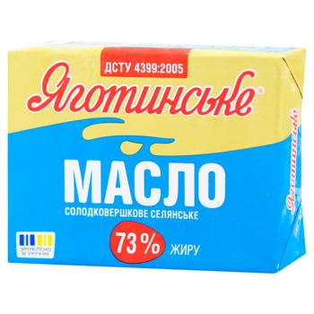 Масло Яготинське Селянське солодковершкове 73% 180г - купити, ціни на ЕКО Маркет - фото 2