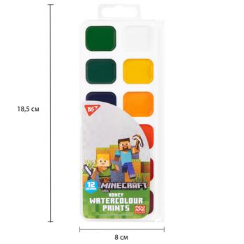 Yes Minecraft Honey Watercolor Paints 12 Colors - buy, prices for Ideal - photo 2