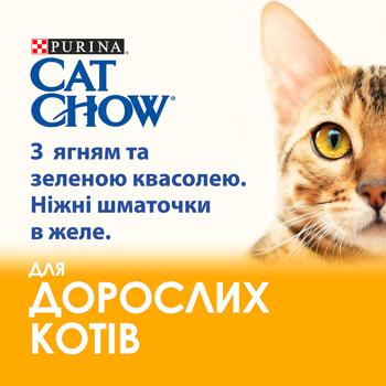 Корм вологий Cat Chow з ягням та квасолею для дорослих котів 85г - купити, ціни на MasterZoo - фото 2