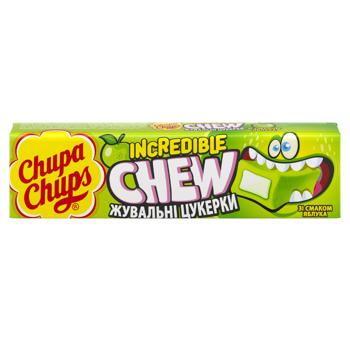 Chupa Chups Incredible Apple Chewing Candy 45g