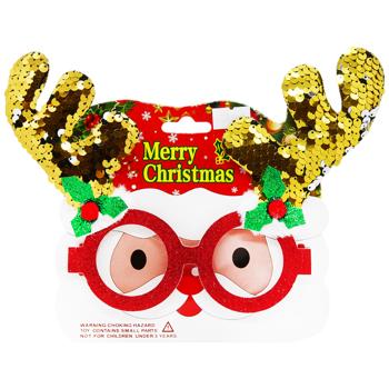 Прикраса д/свята Carnival Окуляри Новорічні МА24-45 - купить, цены на МегаМаркет - фото 3