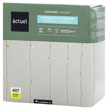 Гірлянда Actuel Штора жовта 400 LED 4*2м