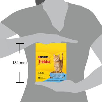 Корм сухий Friskies з лососем та овочами для дорослих котів 300г - купити, ціни на Чудо Маркет - фото 4