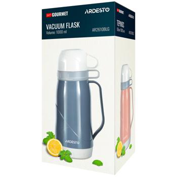 Ardesto Gemini Gourmet Blue Vacuum Flask 1000ml - buy, prices for Auchan - photo 2