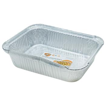 Vyhidno Shchodnia Aluminium Foil Container 2l 2pcs - buy, prices for Chudo Market - photo 1
