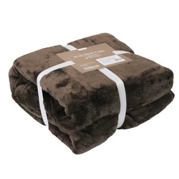 Homeline Fleece Plaid 150х195cm Chocolate - buy, prices for - photo 3