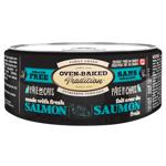 Oven-Baked Tradition Wet Food with Salmon for Adult Cats 156g