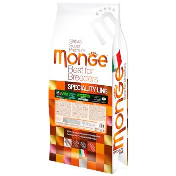 Monge Bwild Grain Free Dry Food with Duck and Potato for Puppies of All Breeds 15kg - buy, prices for MasterZoo - photo 1