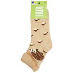 Носки Premier Socks детские махровые с отворотом р.20-22, 22-24 бежевый