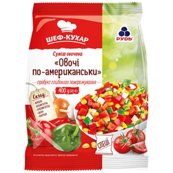 Смесь овощная Рудь Овощи по-американски 400г