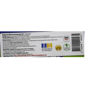 Картон Тетрада белый А4 7 листов - купить, цены на За Раз - фото 2