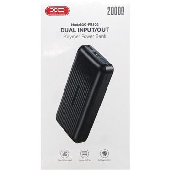 XO Power Bank 20000mAh Black PB302 - buy, prices for Auchan - photo 1