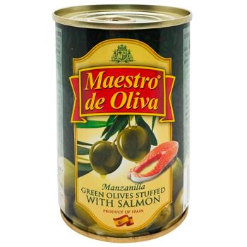 Maestro de Oliva green stuffed salmon olive 300g - buy, prices for - photo 4