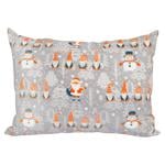 Home Line Dwarves Gray-Orange Decorative Pillow 35x50cm