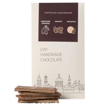Chocolate milky Lviv handmade chocolate 80g Ukraine - buy, prices for COSMOS - photo 1