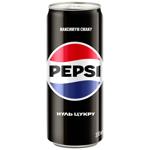 Напій газований Pepsi Zero Sugar 0,33л