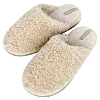 Twins 13064 HS-OZ Furry Curly Milky Women's Slippers s.38-39 - buy, prices for Supermarket "Kharkiv" - photo 1