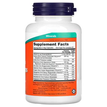 Multimineral Now foods 120pcs Usa - buy, prices for Biotus - photo 2