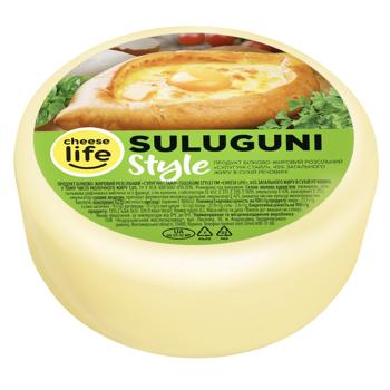 Продукт білково-жировий Cheese Life Сулугуні стайл 45% - купити, ціни на КОСМОС - фото 1