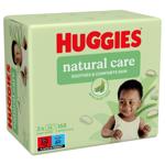 Huggies Natural Care Baby Wet Wipes 2+1 3*56pcs