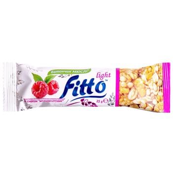 Candy bar Fitto raspberry 25g Ukraine - buy, prices for MegaMarket - photo 1