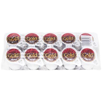 Zott Gold Portioned Cream 10% 10x7.5g - buy, prices for Auchan - photo 1