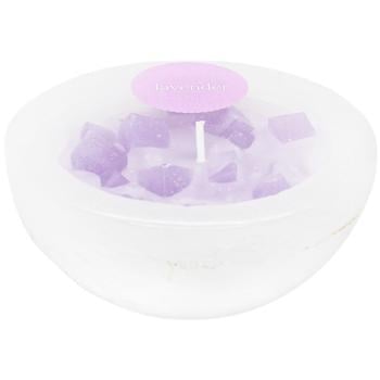 Candy Light Lavender Scented Candle 12x5cm