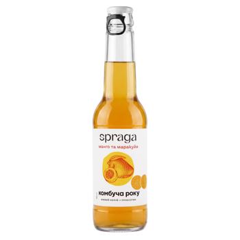 Spraga Mango and Passion Fruit Kombucha 250ml - buy, prices for MegaMarket - photo 1