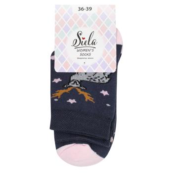 Siela Deer Terry Women's Socks s.36-39 Dark Grey - buy, prices for - photo 1