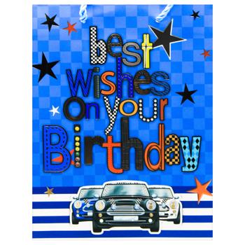 Пакет подарочный бумажный 18*23,5*8см 077S-5985 - купить, цены на Таврия В - фото 4