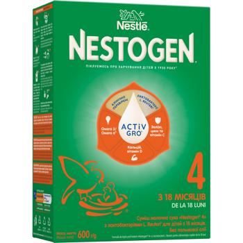 Суміш молочна суха NESTLÉ® NESTOGEN® 4 з лактобактеріями L. Reuteri для дітей з 18 місяців 600г - купити, ціни на - фото 4