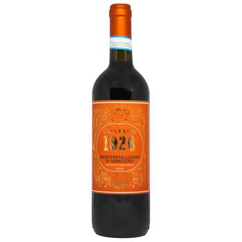 Вино Contada 1926 Montepulciano D'Abruzzo червоне сухе 13% 0,75л - купити, ціни на КОСМОС - фото 1