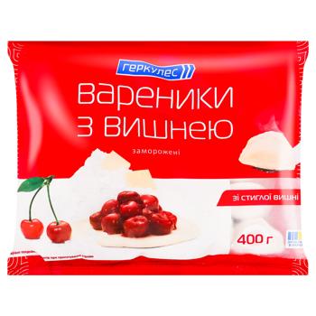 Вареники Геркулес з вишнею 400г